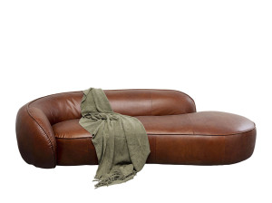 Кожаный диван