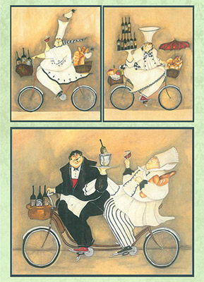 00813 Декупажная карта 21 x 29.7 см СК "Повар-весельчак" Чип-Арт 