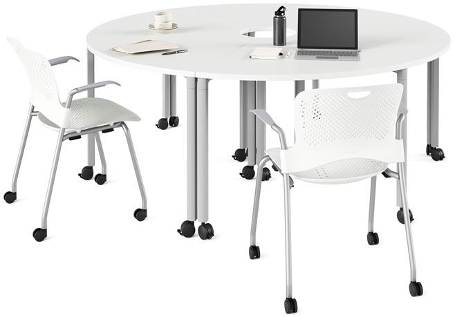 Herman Miller Штабелируемое кресло nylon® на колесиках Caper sun-id-1372754 - Вид №12