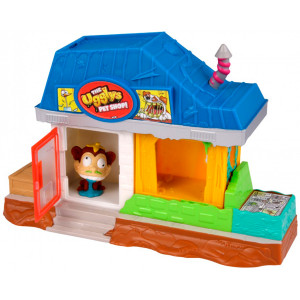 19414 UGGLYS PET SHOP Аглис Пет Шоп Игровой набор Зоомагазин (2 домика + фигурка) Ugglys Pet Shop