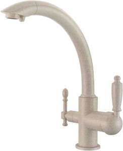 Смеситель ZorG Clean Water ZR 314 YF-33 КВАРЦ для кухонной мойки, кварц