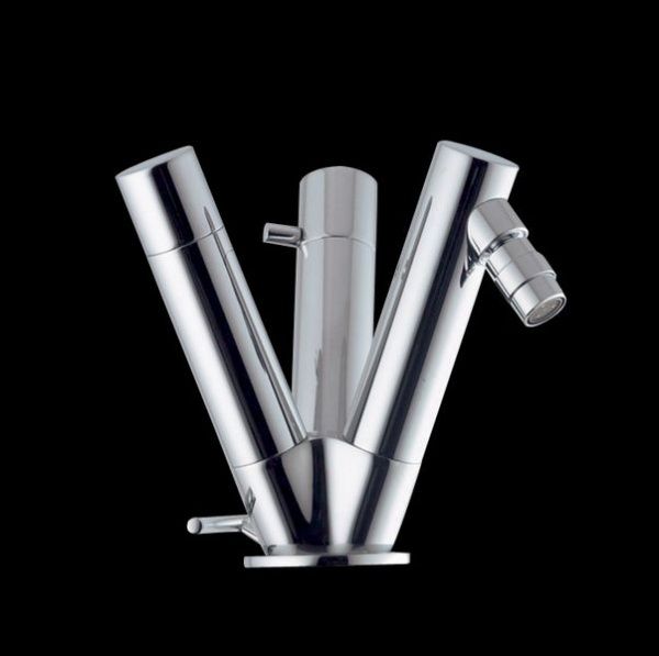 8045-010 Mariner Voyager, двухвентильный смеситель для биде с донным клапаном, цвет хром 