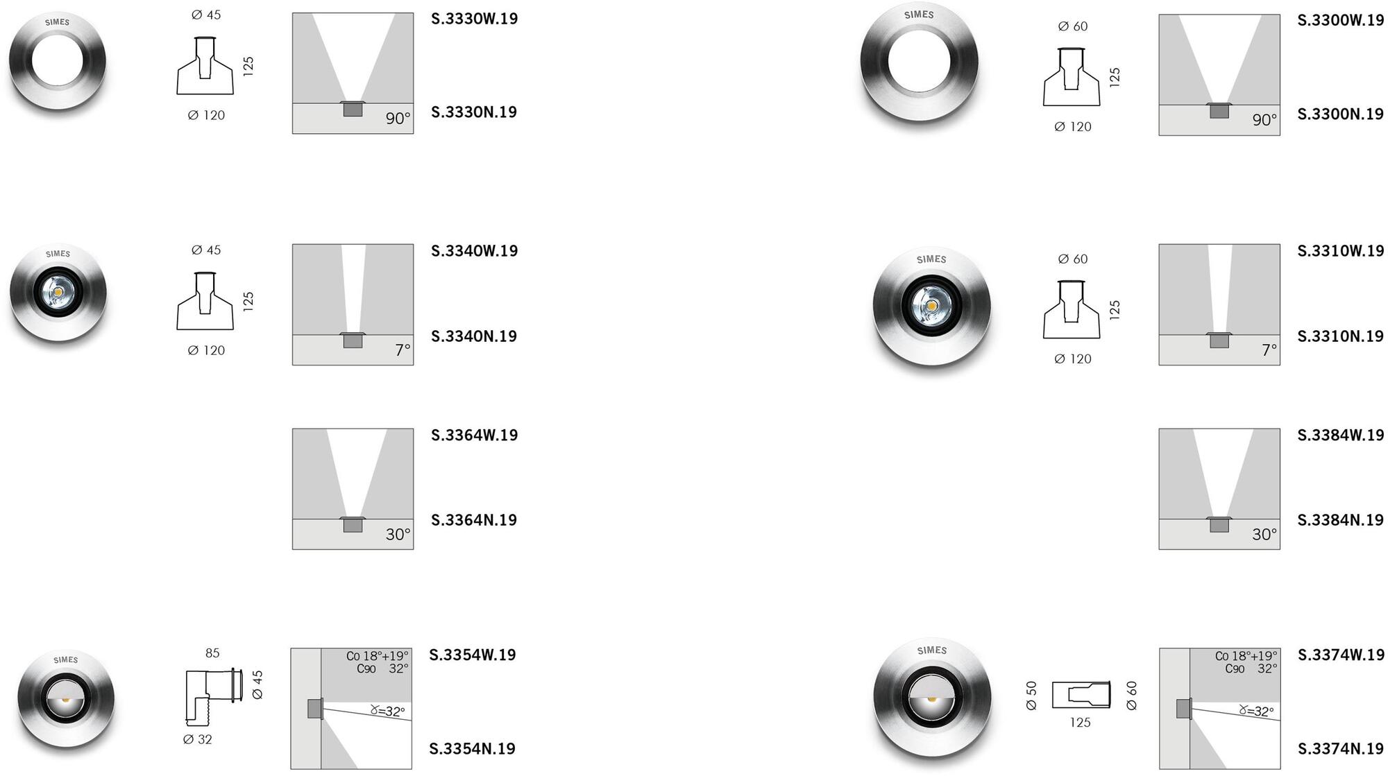 SIMES Светодиодный ступень из нержавеющей стали Nanoled sun-id-1395781 - Вид №6