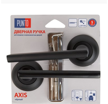 90998132 Ручка раздельная AXIS /HD BL-24 черный ZR STLM-0431763 PUNTO