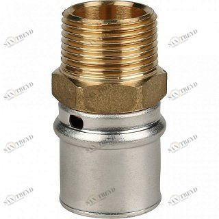 Муфта переходная STOUT 26х3/4" НР под пресс SFP0001003426