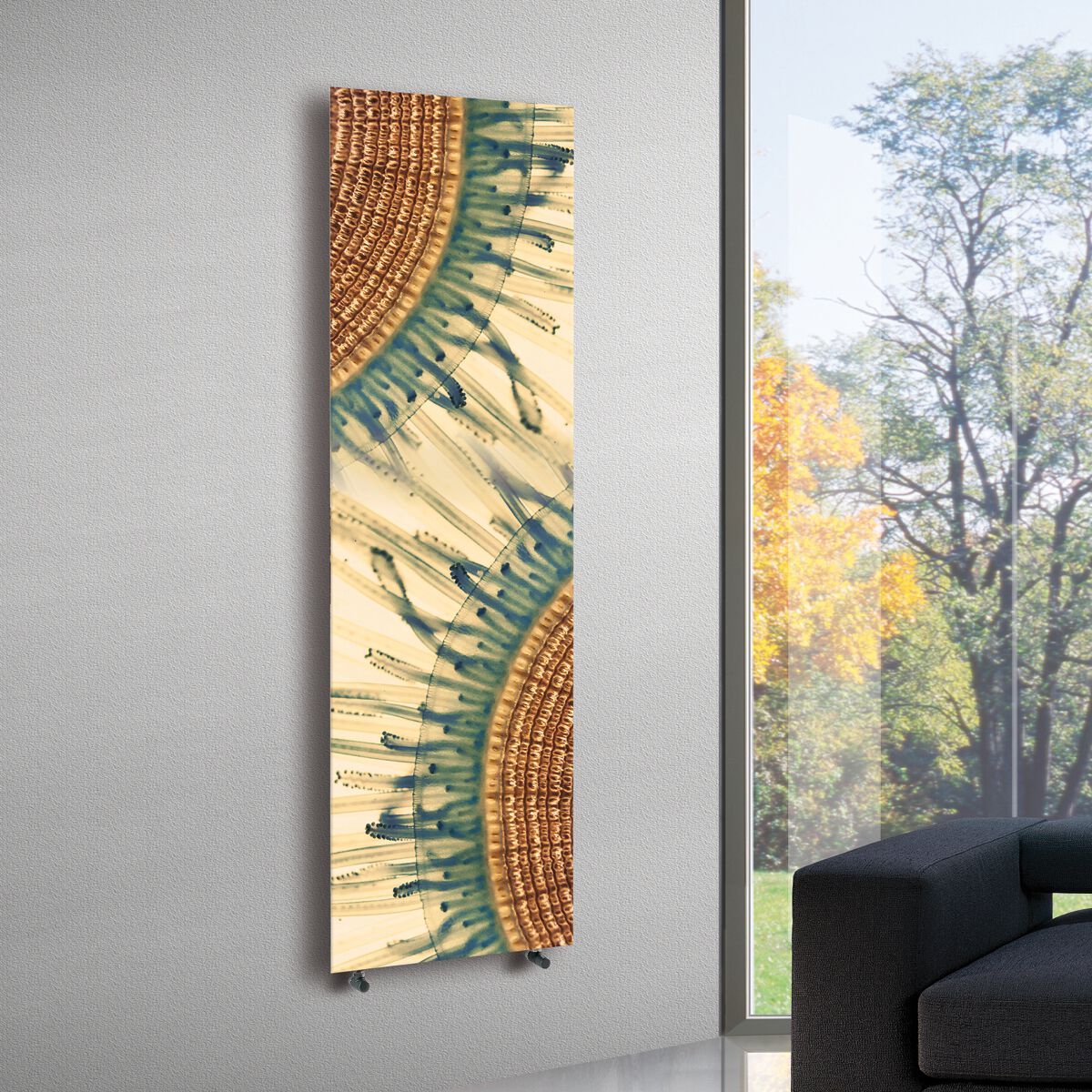 Настенный полотенцесушитель с горячей водой Cordivari Design Graphic Picture ARCH-00061096 - Вид №5