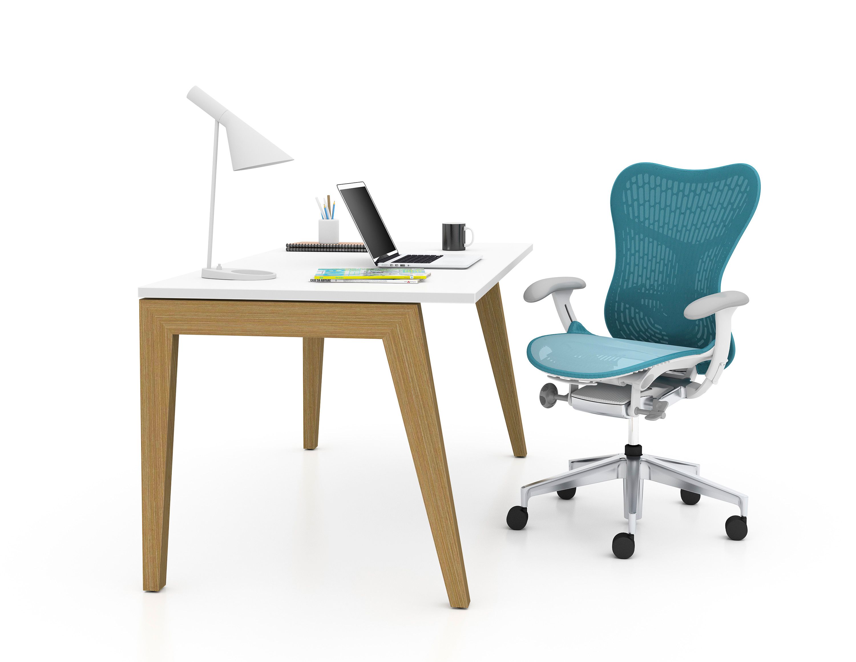 Эргономичное офисное кресло с вращающейся тканью Butterfly Herman Miller Mirra 2 ARCH-00092336 - Вид №5