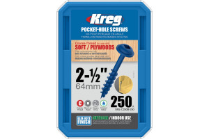 16041620 Шурупы с крупным шагом Blue Kote 2-1/2" 63 мм 250 шт. SML-C250B-250-INT KREG