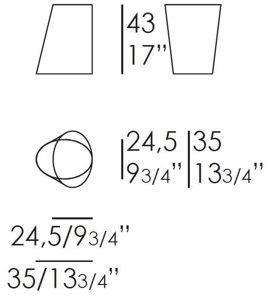 JESSE Овальный журнальный столик из полиуретана sun-id-1430280 - Вид №8