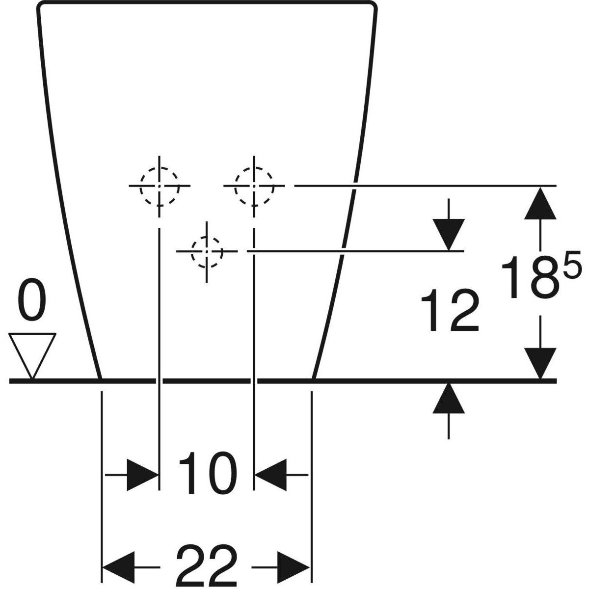 Напольное оконное биде Geberit ICON ARCH-00039077 - Вид №3