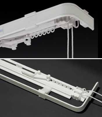 Алюминиевая направляющая для завитых штор