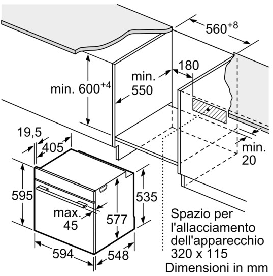 Siemens Комбинированная встраиваемая духовка Iq700 Hm836gnb6  - Вид №3