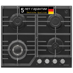 90361704 Варочная панель газовая ardente 60 bl 4 конфорки 59х515 см цвет черный STLM-0201068 KRONA