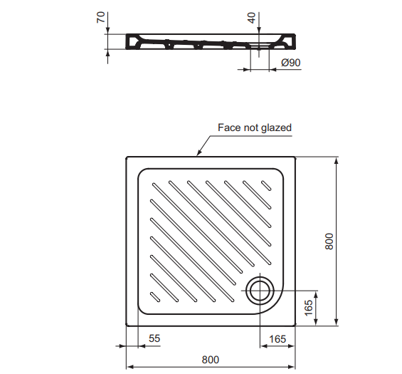 W833261 Душевой поддон VIDIMA FRESH - Вид №1