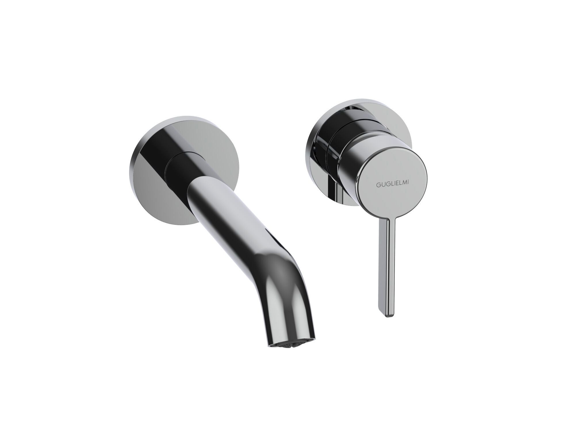 Однорычажный настенный смеситель для раковины GUGLIELMI RUBINETTERIE Rialto ARCH-00070507