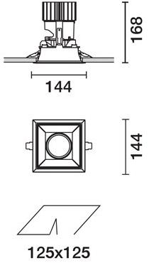 iGuzzini Регулируемый встраиваемый светильник для подвесных потолков Laser blade xl sun-id-1491898 - Вид №4