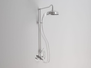 Термостатическая настенная душевая колонна с ручным душем