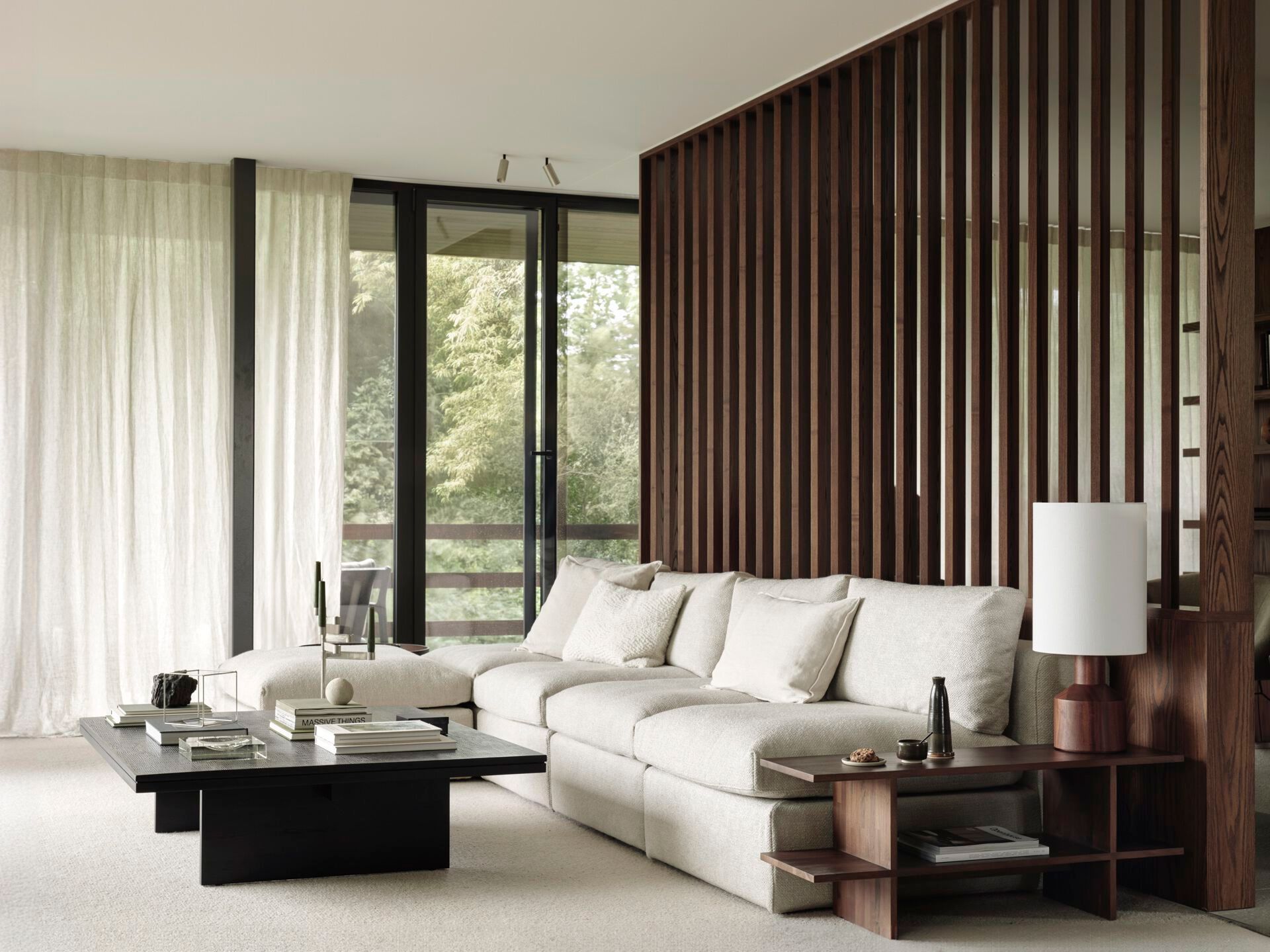 Прямоугольный журнальный столик из тикового дерева Ethnicraft Grooves ARCH-00146124 - Вид №4