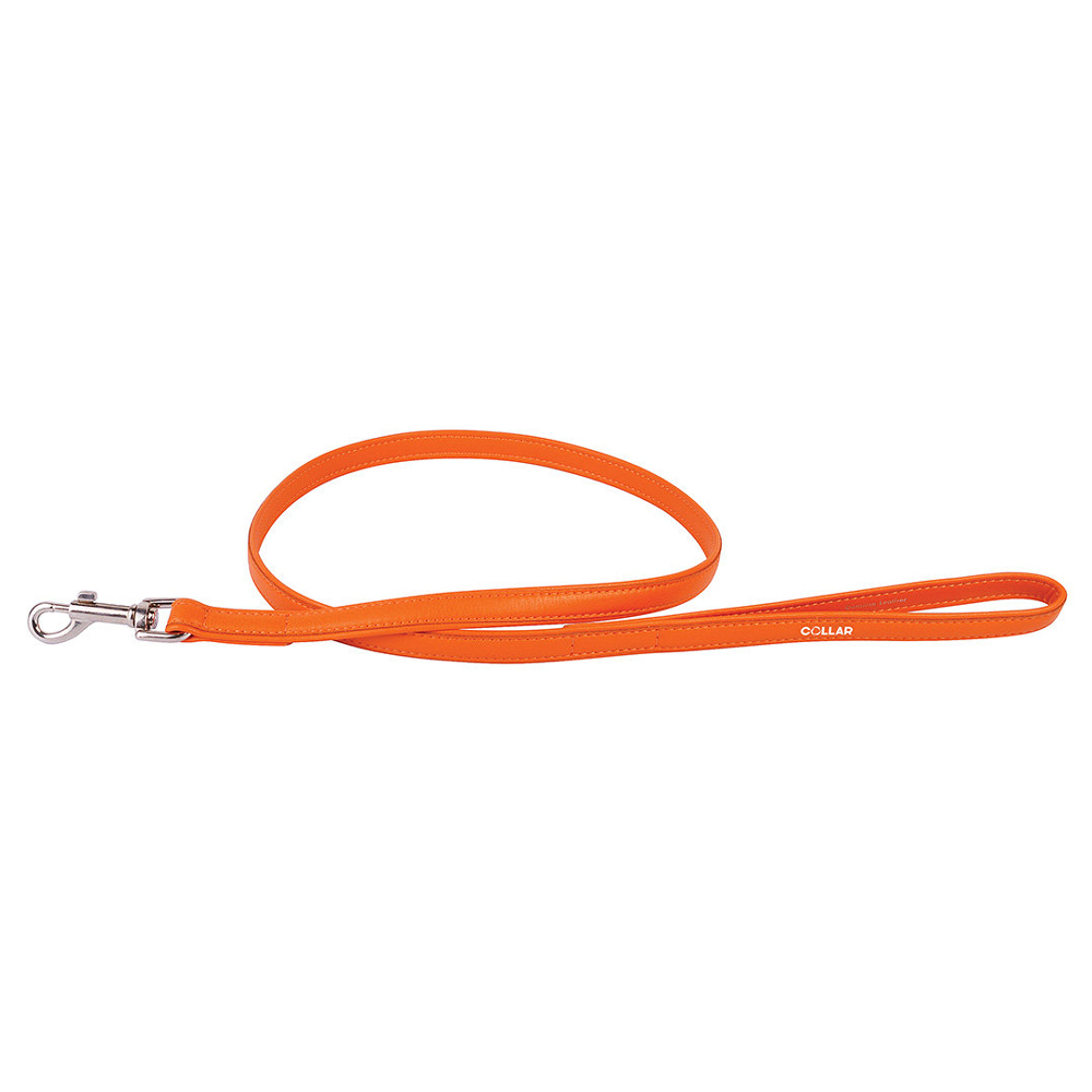 ПР0039890 Поводок для собак Glamour 12мм 122см оранжевый COLLAR 