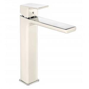 103488002  Смеситель для умывальника Tiera High Type - Бежево-Хром