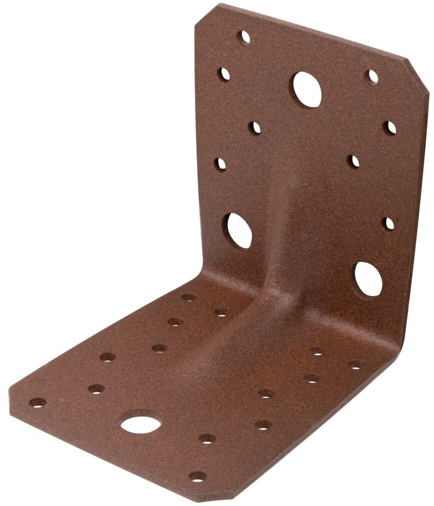 82381040 Угол крепежный усиленный 105x105x90х3 цвет коричневый STLM-0025965 GAH ALBERTS