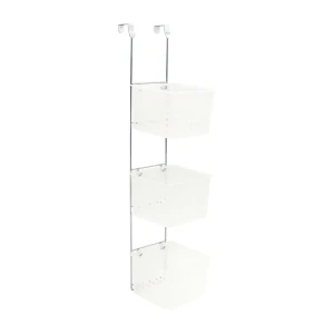 Полка металлическая на стенку душевой кабины 26 см