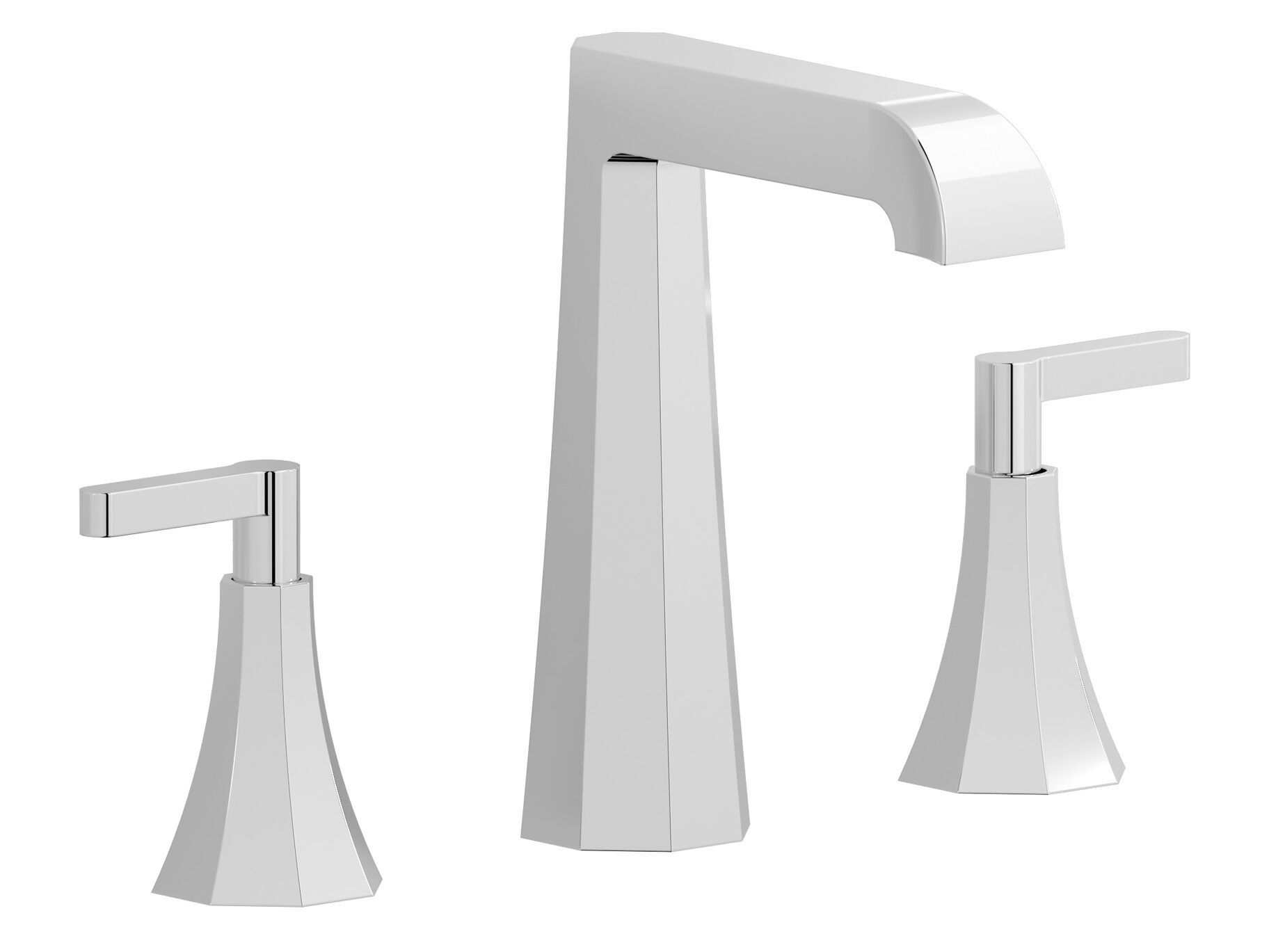 Смеситель для раковины с 3 отверстиями для пола с автоматическим сливом IB Belmondo + Belmondo Elle ARCH-00101048