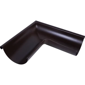 Угол желоба внешний 90° D125 мм цвет коричневый