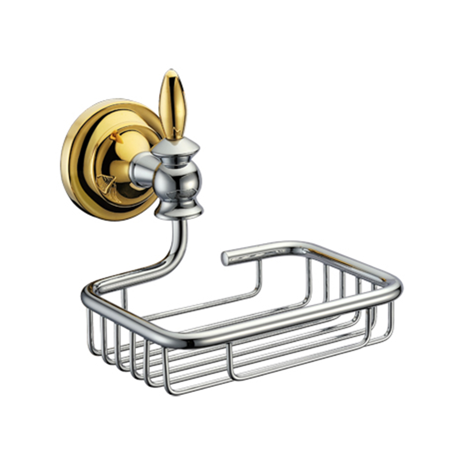 Мыльница металлическая MELANA золото MLN-820012 820 серия