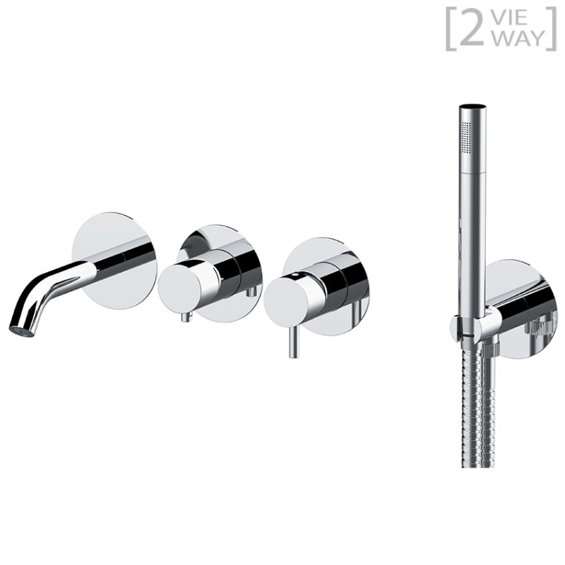 TK710D2P Душевой набор DANIEL RUBINETTERIE Tokyo - Вид №1