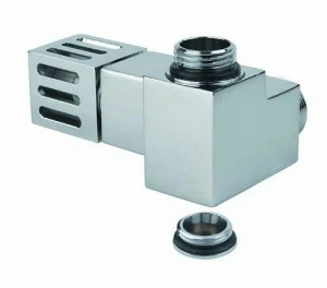 Carlo Poletti V555T10BSX Держатель коаксиальный, правый или левый с соединением под стальную трубу.ù