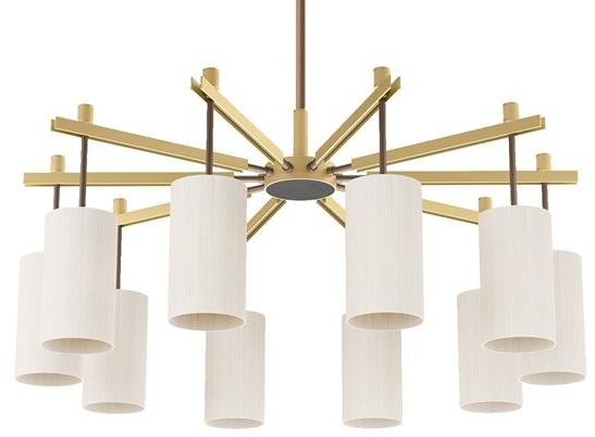 FRATO Подвесной светильник прямого света из латуни Zurich Flf010022aaa - Вид №1