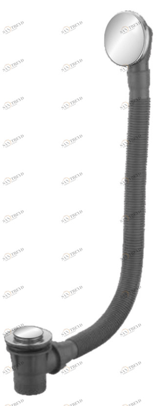 Слив-перелив BelBagno BB5-OVF-03-CRM, хром 