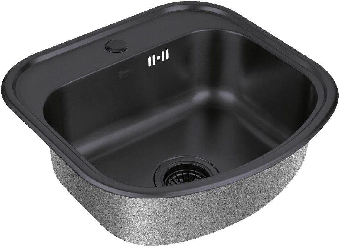 Мойка кухонная ZorG Inox SZR 4749 GRAFIT из нержавеющей стали, графит
