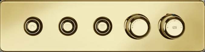 Смеситель для душа 65224 246 Gessi Hi-fi ЗОЛОТОЙ PVD