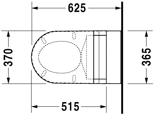 2544090000 Подвесной унитаз настенный Белый Duravit Darling New Германия - Вид №5