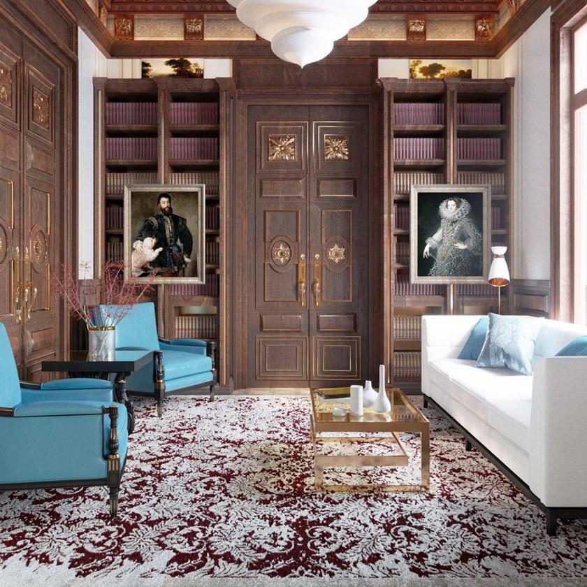 Tapis Rouge Прямоугольный коврик ручной работы Modern classics Tr1448r - Вид №1