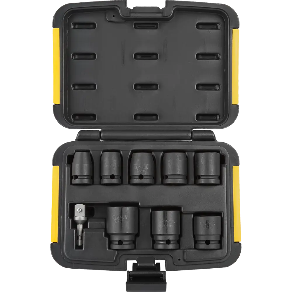 Набор торцевых головок ударных Dewalt DEWDT7507QZ 1/2 дюйма, 9 шт. 81275274 STLM-2114160  - Вид №1