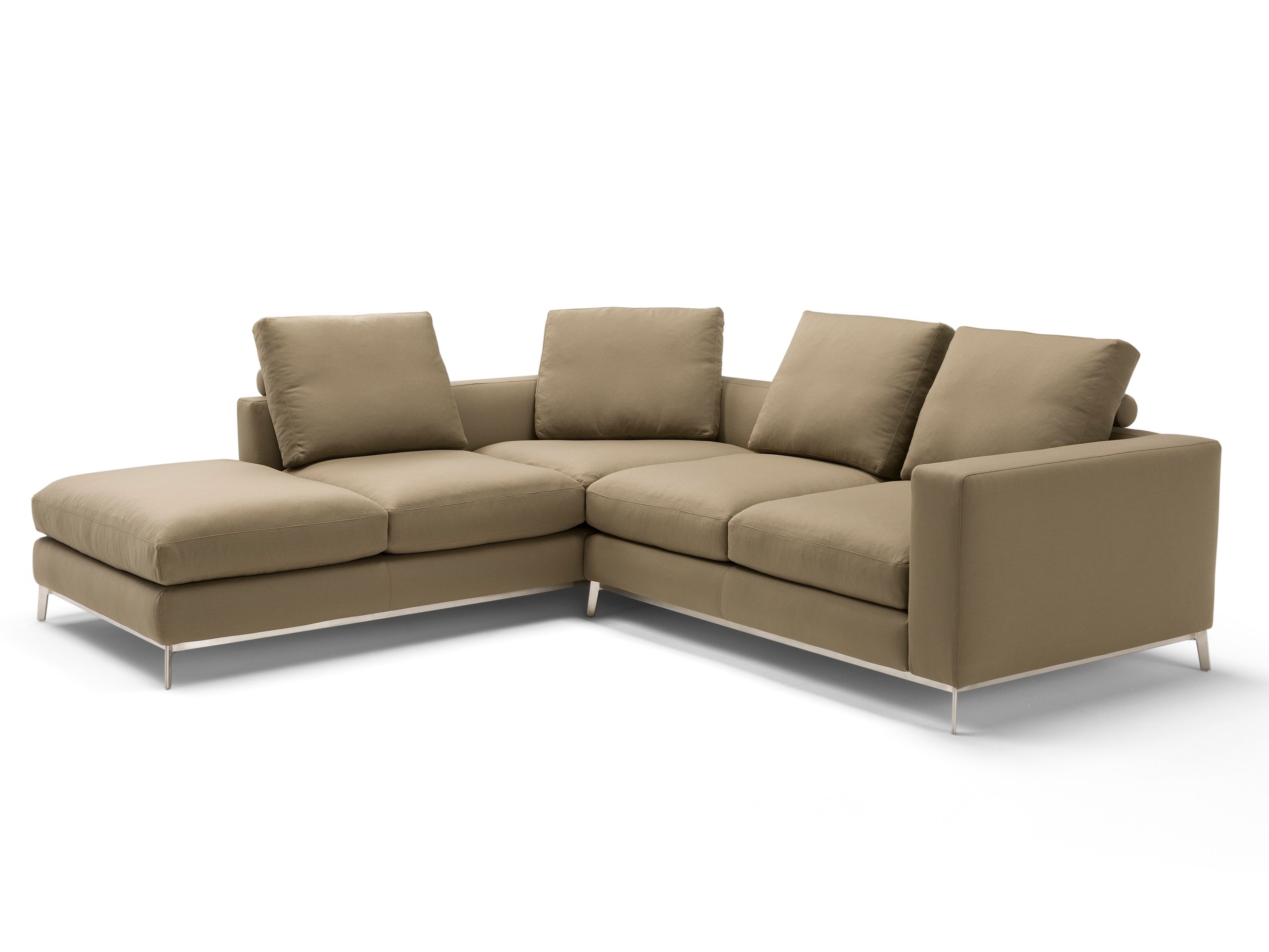 4-местный кожаный угловой диван Amura Dorsey ARCH-00073139 - Вид №1