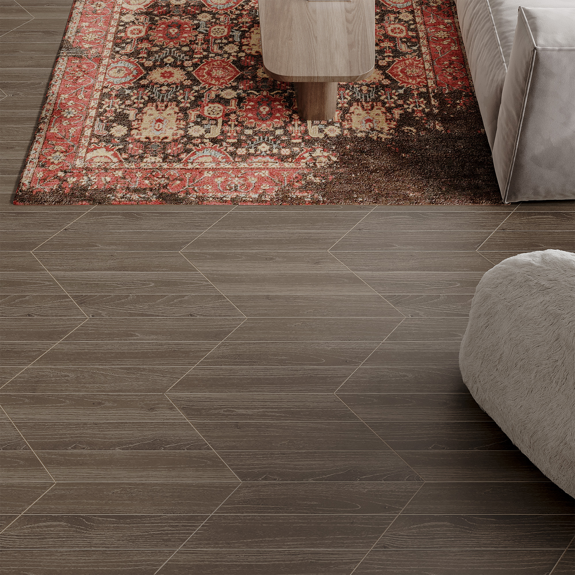 Керамогранит ALDER WALNUT 8х45 Creanza CH-RT01 - Вид №1