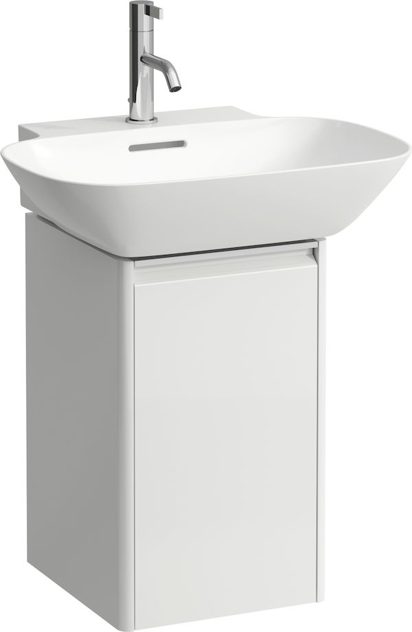 H4030211102601 Шкафчик под раковину , 1 дверца, крепление на петли слева, 1 внутренняя полочка, совместим с раковиной 810302 LAUFEN PRO