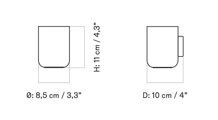 Настольный держатель зубной щетки Audo Copenhagen TOOTHBRUSH HOLDER ARCH-00098531 - Вид №8