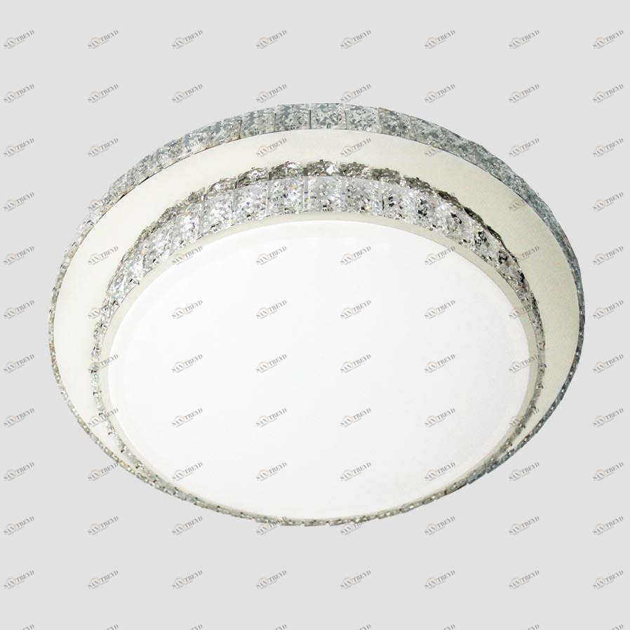 Потолочный светодиодный светильник Ambrella light Orbital Crystal F95 CH/CL 72W D600 AMBRELLA LIGHT ORBITAL CRYSTAL 223526 Белый 