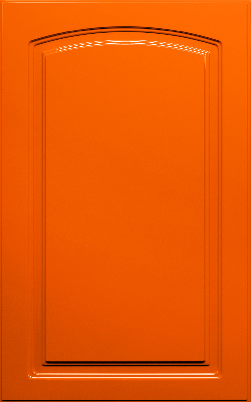 Фасады для кухни Классика Фрезеровка «Арка+» Оранжевый глянец №185 SIDAK SIST2514-47