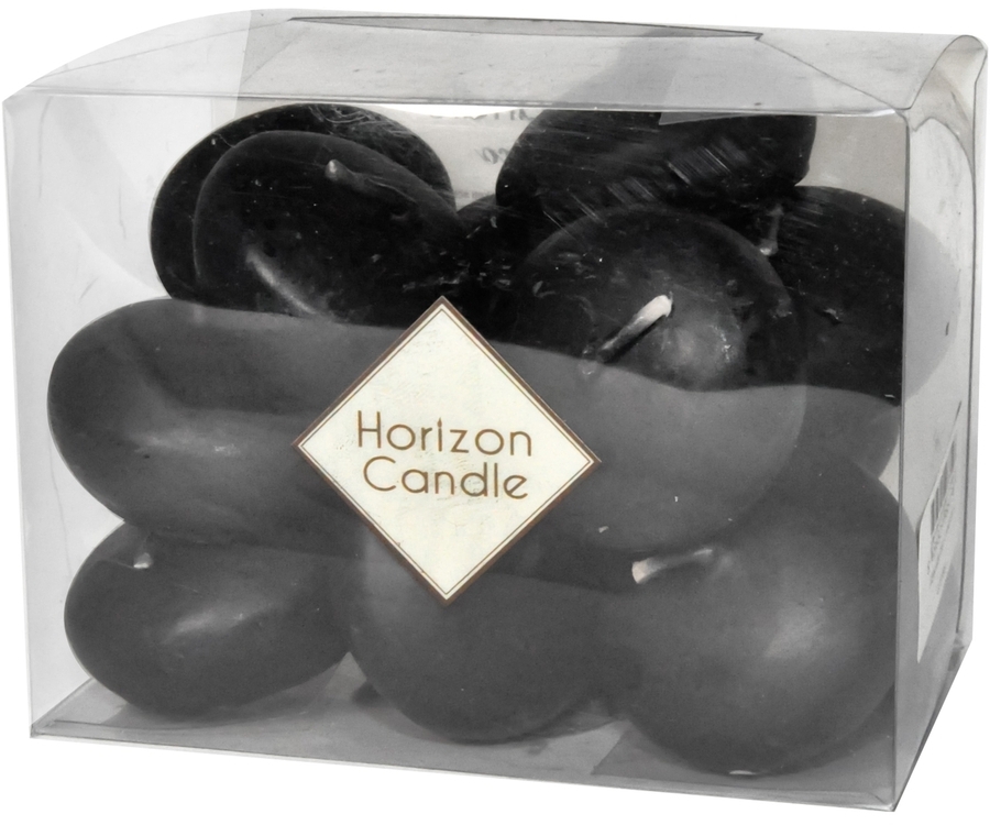 91017965 Свеча Horizon Candles плавающая высота 20 мм d 40 мм 14 шт/уп эконом черная STLM-0443359 MIR LIGHT