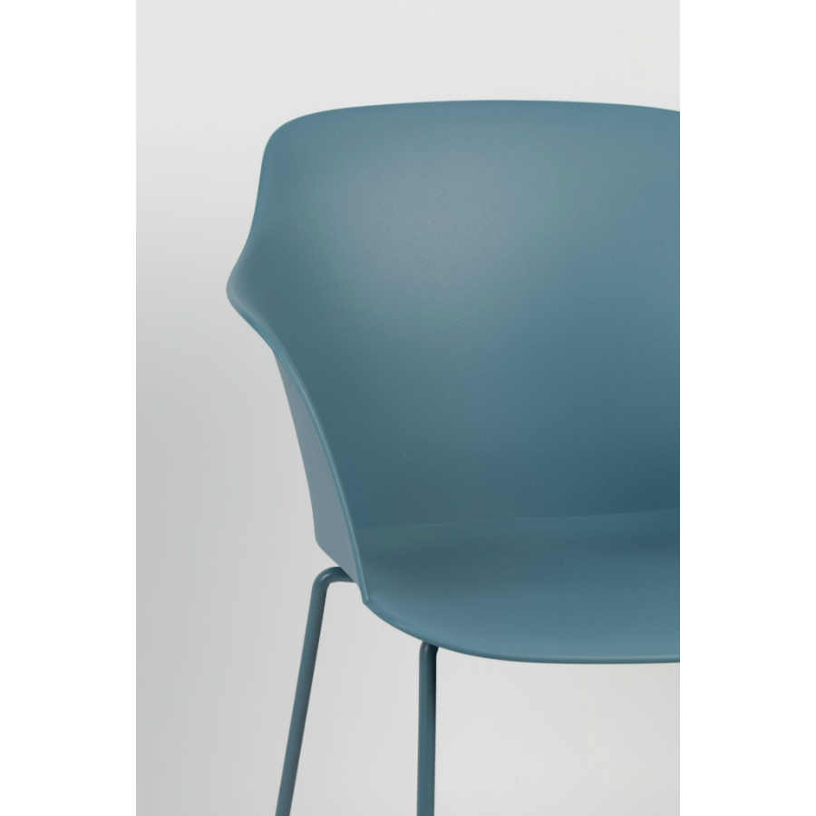 Кресло Tango, голубое White Label Living 1200175 - Вид №7