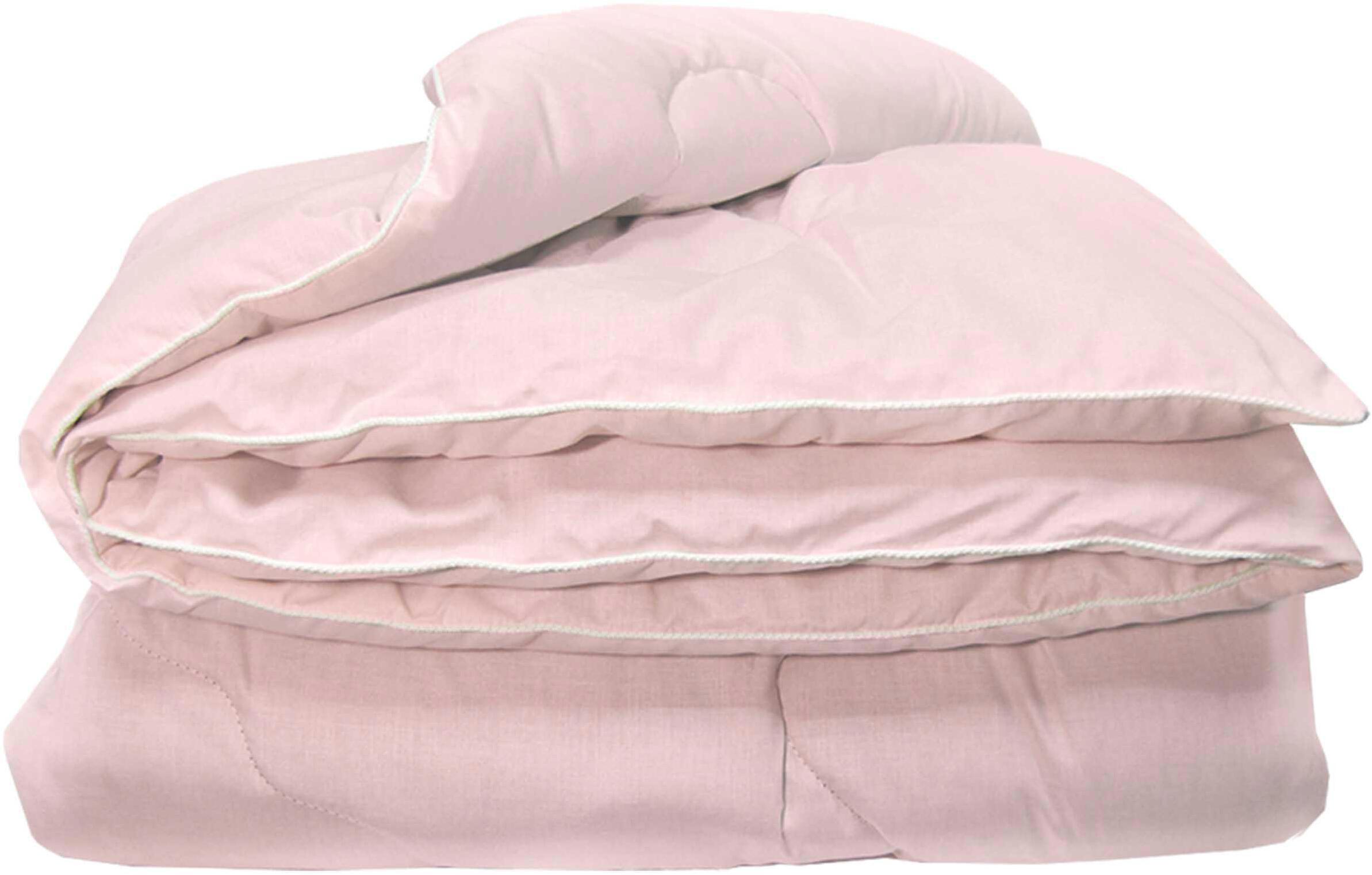 93842107 Одеяло JustSleep Влада 172х205 см овечья шерсть цвет розовый STLM-0586232 JUST SLEEP