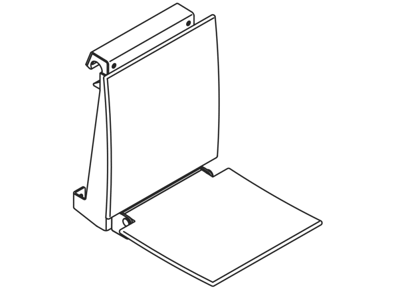 950.51.11190 подвесное сиденье HEWI System 800 K  - Вид №2