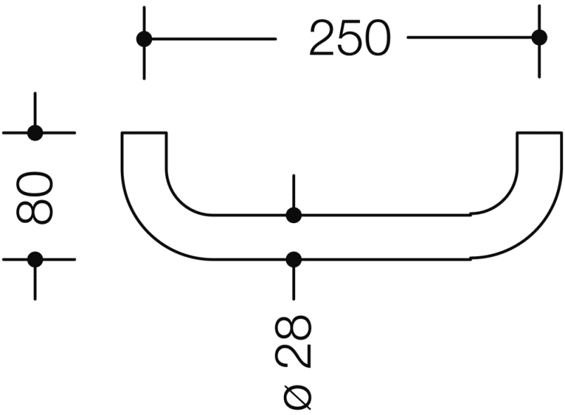 477.31.110 ручка для ванны HEWI Serie 477/801  - Вид №2