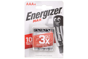 15545837 Щелочная батарейка LR03 AAA MAX 1.5В бл/4 7638900411423 Energizer